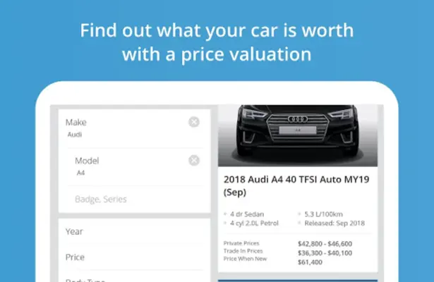 Carsales android App screenshot 1